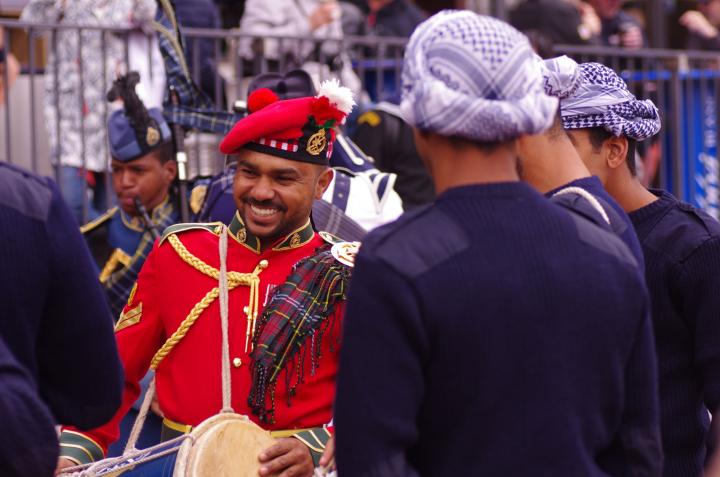 Les marins du Shabab Oman II 