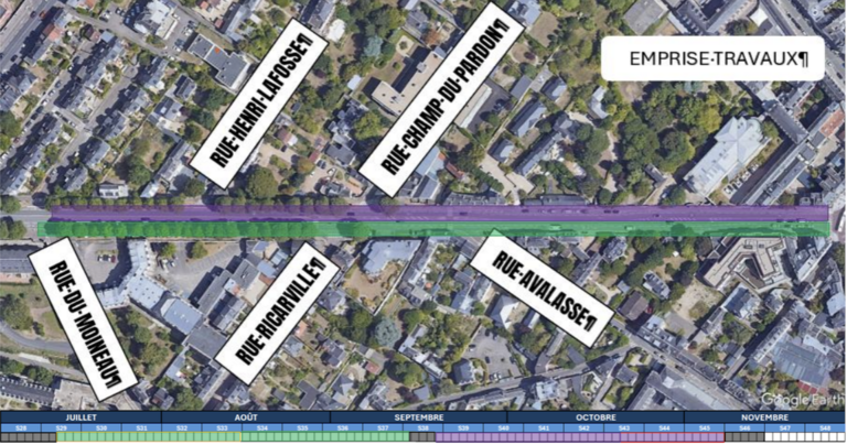 plan de la partie concernée par les travaux