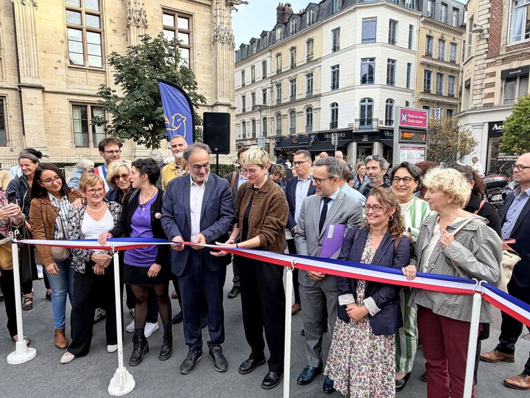 inauguration place Foch œuvre Gisèle Halimi