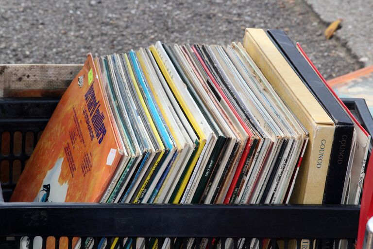 Bacs de disques à vendre 