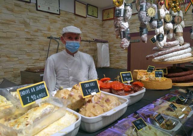 Romain Lautrou de la Boucherie charcuterie traiteur de la Croix de Pierre
