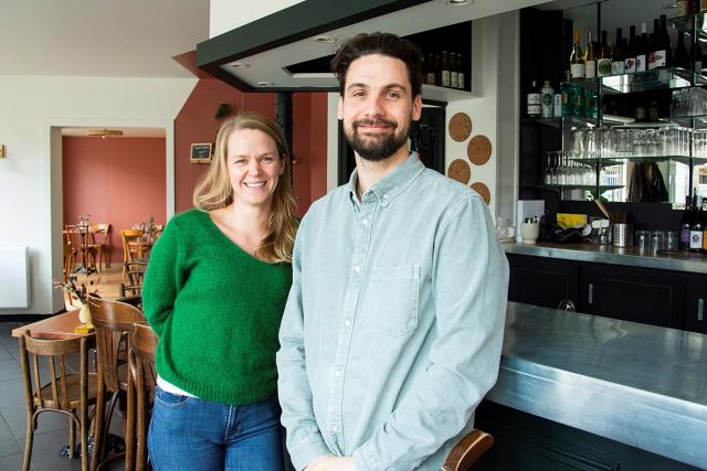 Lucile Grisel et Julien Le Cauchois du restaurant "La fée gourmette"