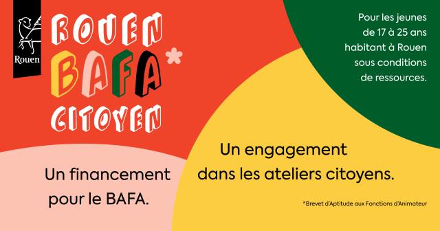 Coup de pouce : la Ville aide les jeunes à financer leur Bafa Bannière web "Bafa citoyen"