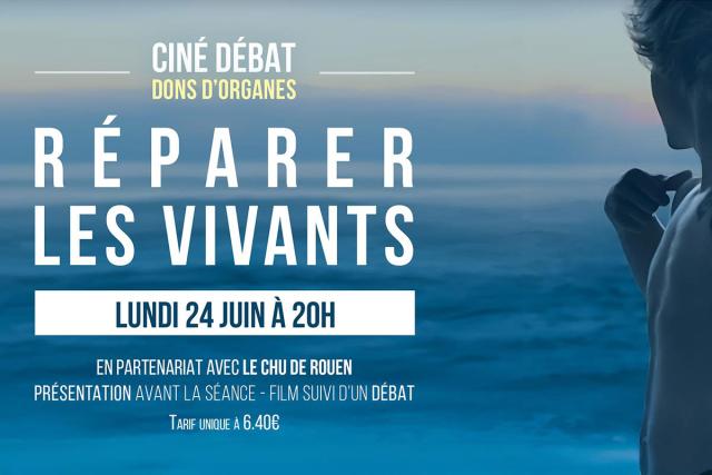 Affiche web Ciné-débat "Réparer les vivants"