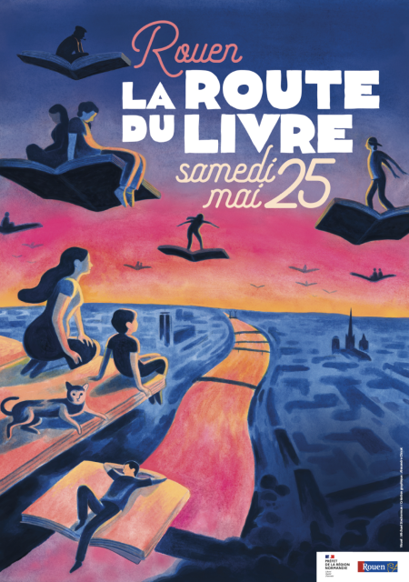Affiche Route du Livre 2024 - Michaël Sterckeman