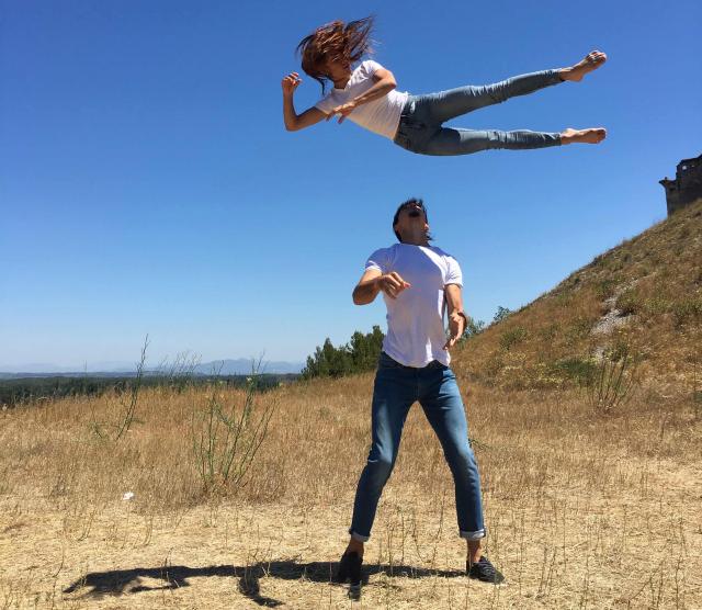 Fête de l'automne à L'Étincelle Visuel spectacle "Lance-moi en l'air"