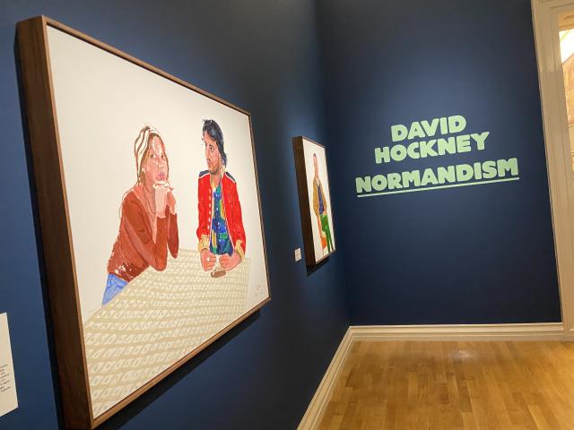 David Hockney, Normandism au musée des Beaux-Arts