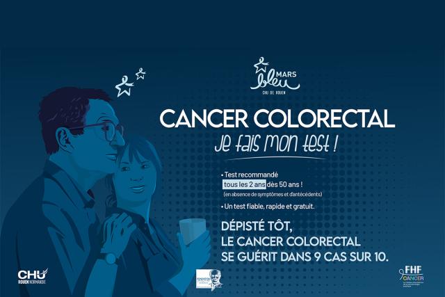 Un couple sur le visuel mars bleu