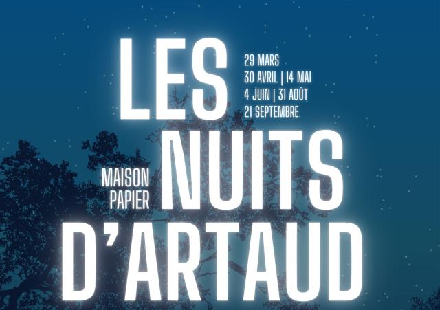 Visuel "Les Nuits d'Artaud"