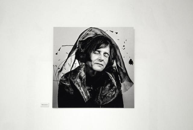 Lydie Turco expose à la bibliothèque Saint-Sever Portrait "Marie-Jeanne" de Lydie Turco
