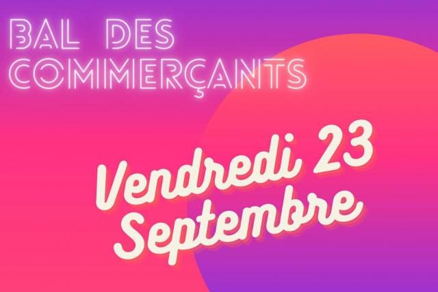 Fête du commerce : bal des commerçants Visuel "Bal des commerçants"