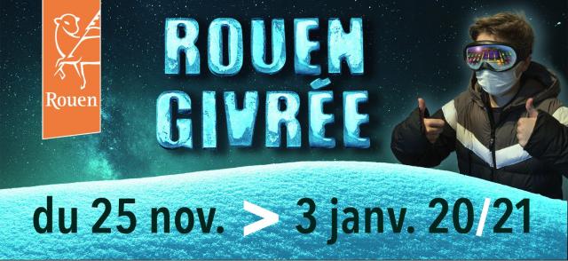 Le visuel de Rouen givrée 2020, une édition pas comme les autres, par la force des choses