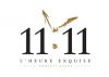 Logo du Concept Strore 11h11, l'heure exquise
